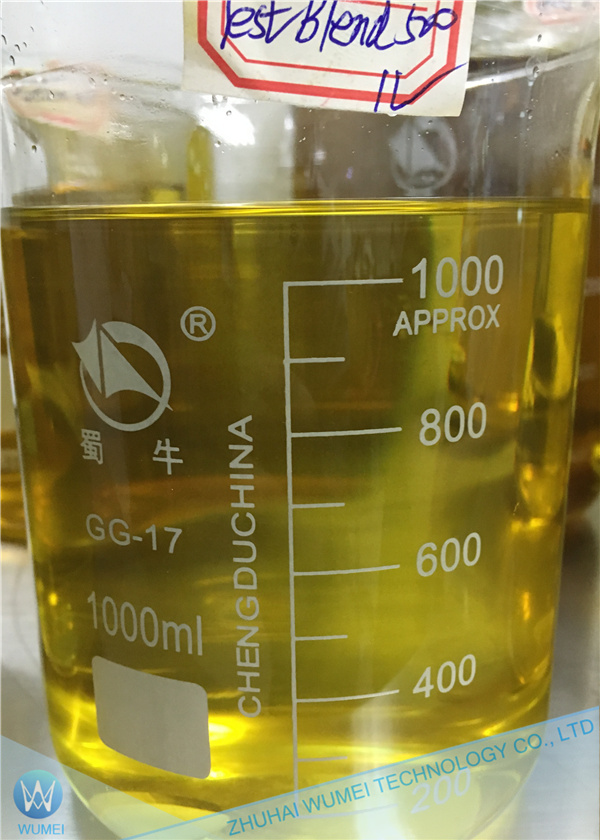 Ready Blend de prueba de 500 mg / ml inyección de esteroides Liquid Mezcla testosterona OEM Producción